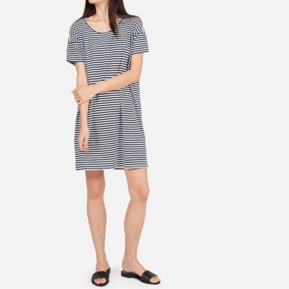 Everlane The Cotton Striped Tee Dress - Picture 2 of 10